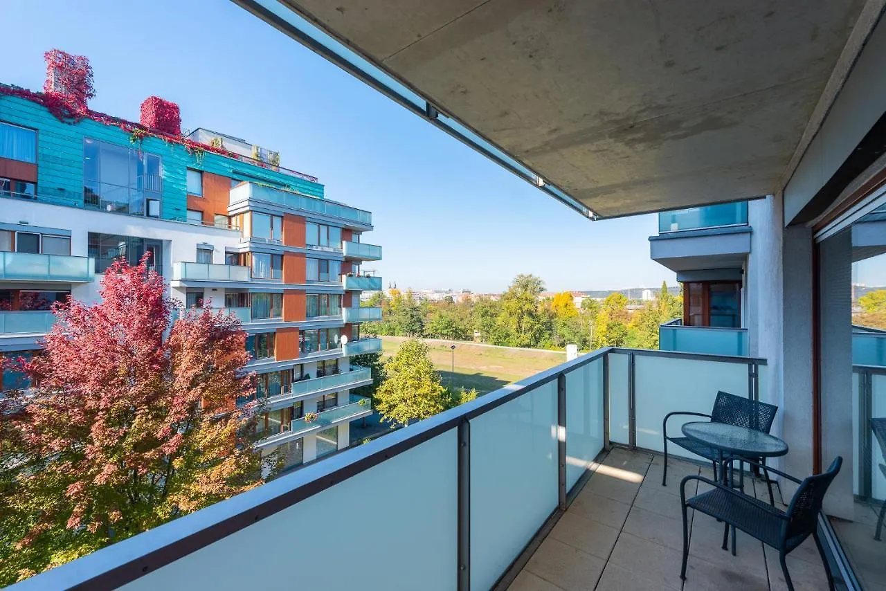Luxury Apartment River Diamond Residence Prag