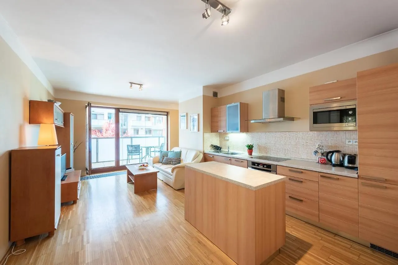Luxury Apartment River Diamond Residence Prag